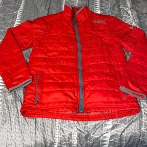 Sweatshirts/ jackets. Sizes run between small- large.  Pm for their prices.